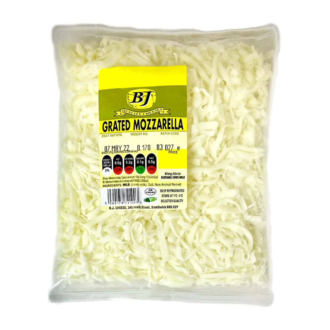 Bj Grated Mozzarella Cheese 170g– Miladbazar