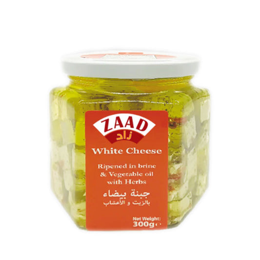 Zaad White Cheese Ripened In Brine & Vegetable Olive 300gr