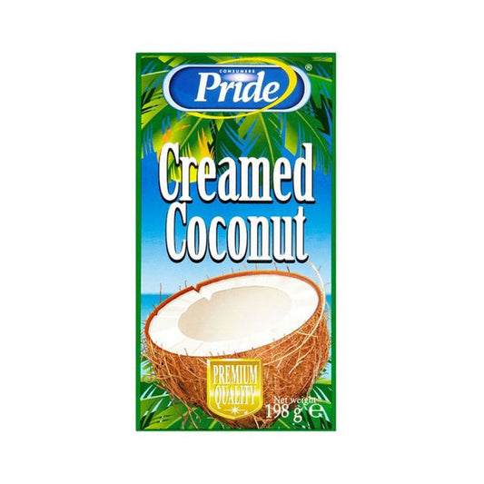 Pride creamed coconut 198g