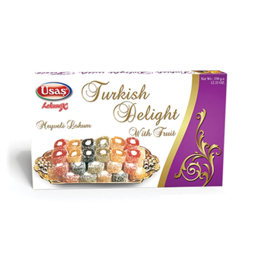 Usas Turkish Delight With Fruit flavour 350g