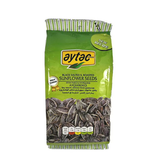 Aytak roasted salted black sunflower seeds 250g