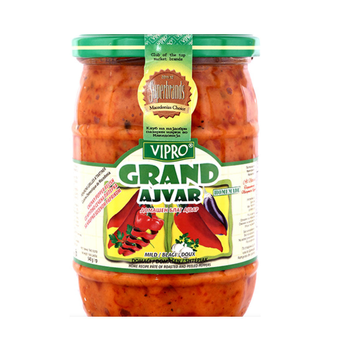 Vipro grand ajvar mild 580ml– Miladbazar