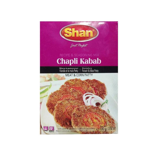 Shan Chapli Kabab Meat & Corn Patty 100g