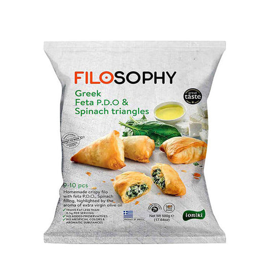 Filosophy Mini Spinach Feta & Triangles 500gr