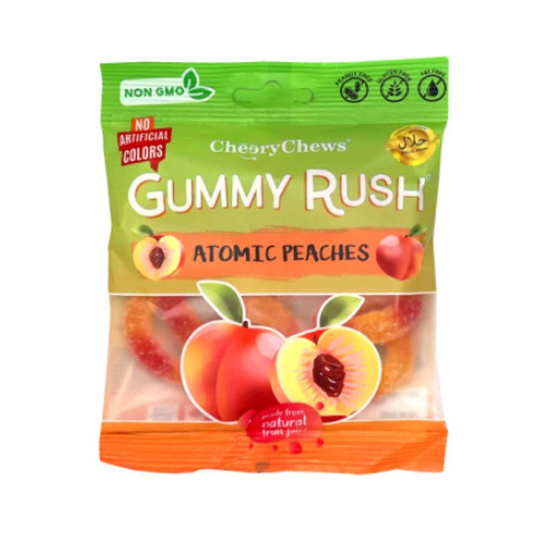 Gummy Rush Atomic Peaches 90gr