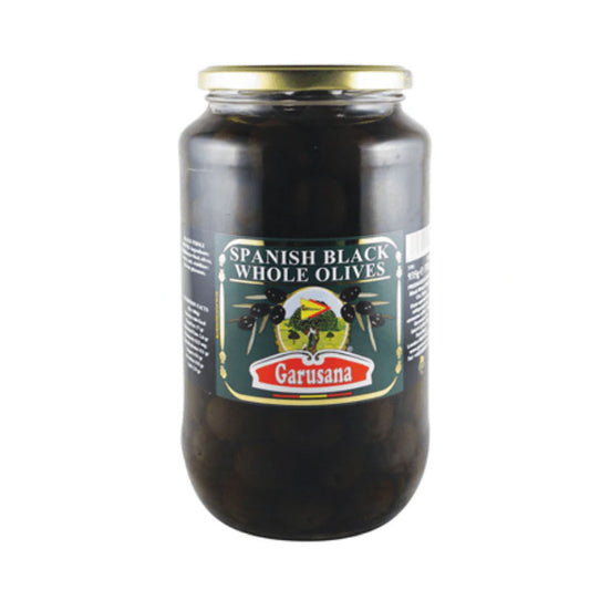 Garusca Spanish Black Whole Olives 935g