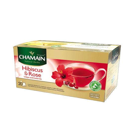 Chamain Alasela Natural Hibiscus & Rose 20 Bags 60g