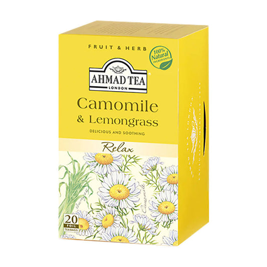 Ahmad Teas Camomile & Lemongrass 20 Tea Bags