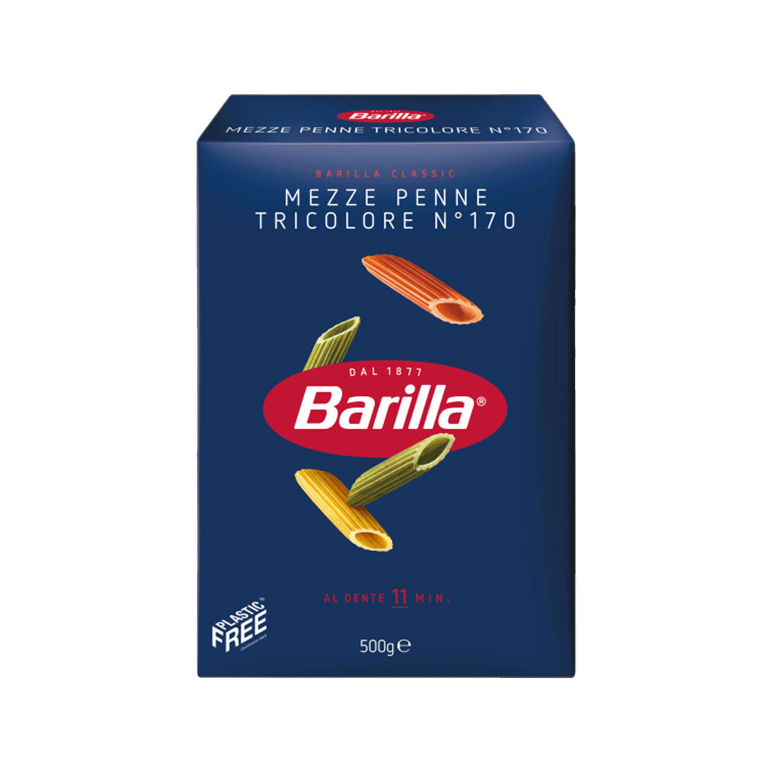 Barilla Makarna Mezze Penne Tricolore 500 gr