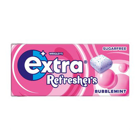 Extra Refreshers Bubblemint Sugarfree Chewing Gum 15.6g