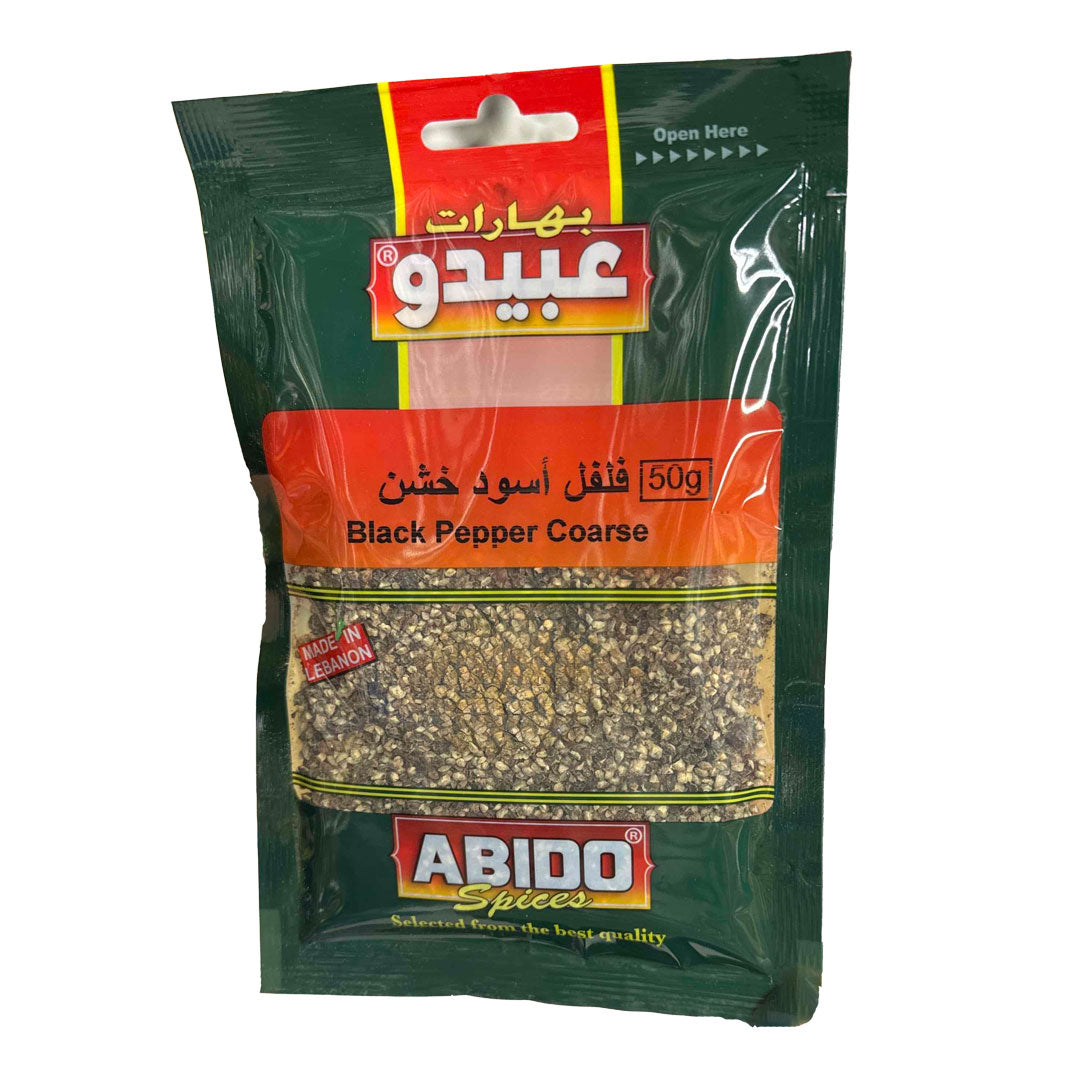 Abido black pepper course 50g