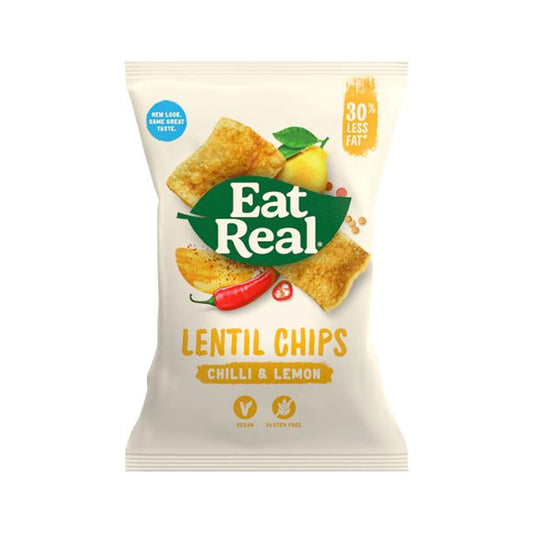 Eat Real Mercimek Cipsi Acı Biber ve Limon 113g