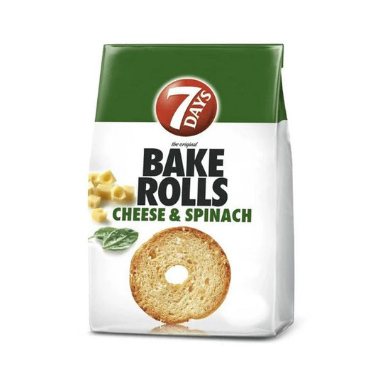 7 Days Bake Rolls Cheese & Spinach 80g