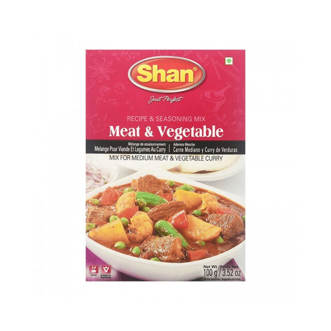 Shan meat and vegetables recipe and seasoning mix 100g