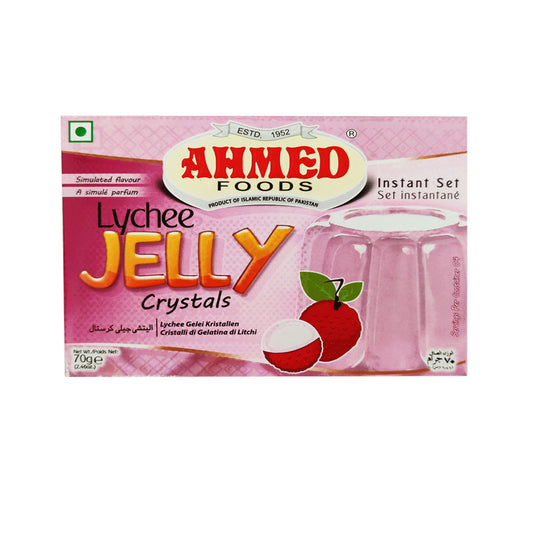 Ahmed Foods Lychee Jelly Crystals 70g