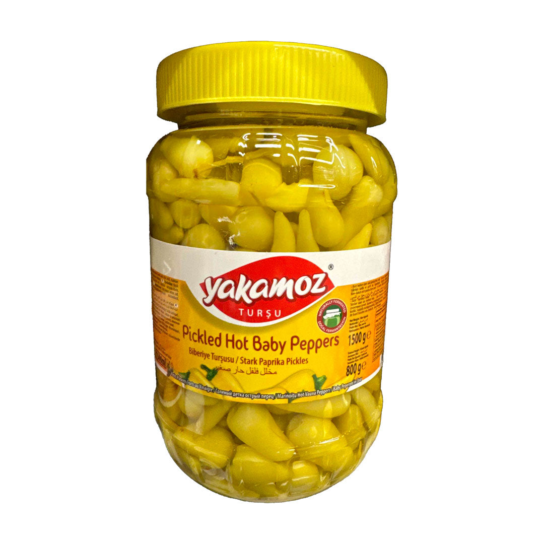 Yakamoz pickles hot baby pepper 1500g