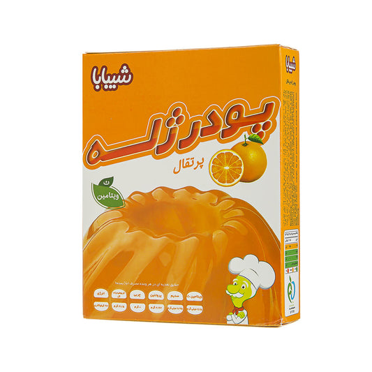 پودر ژله پرتقال شیبابا 100 گرم