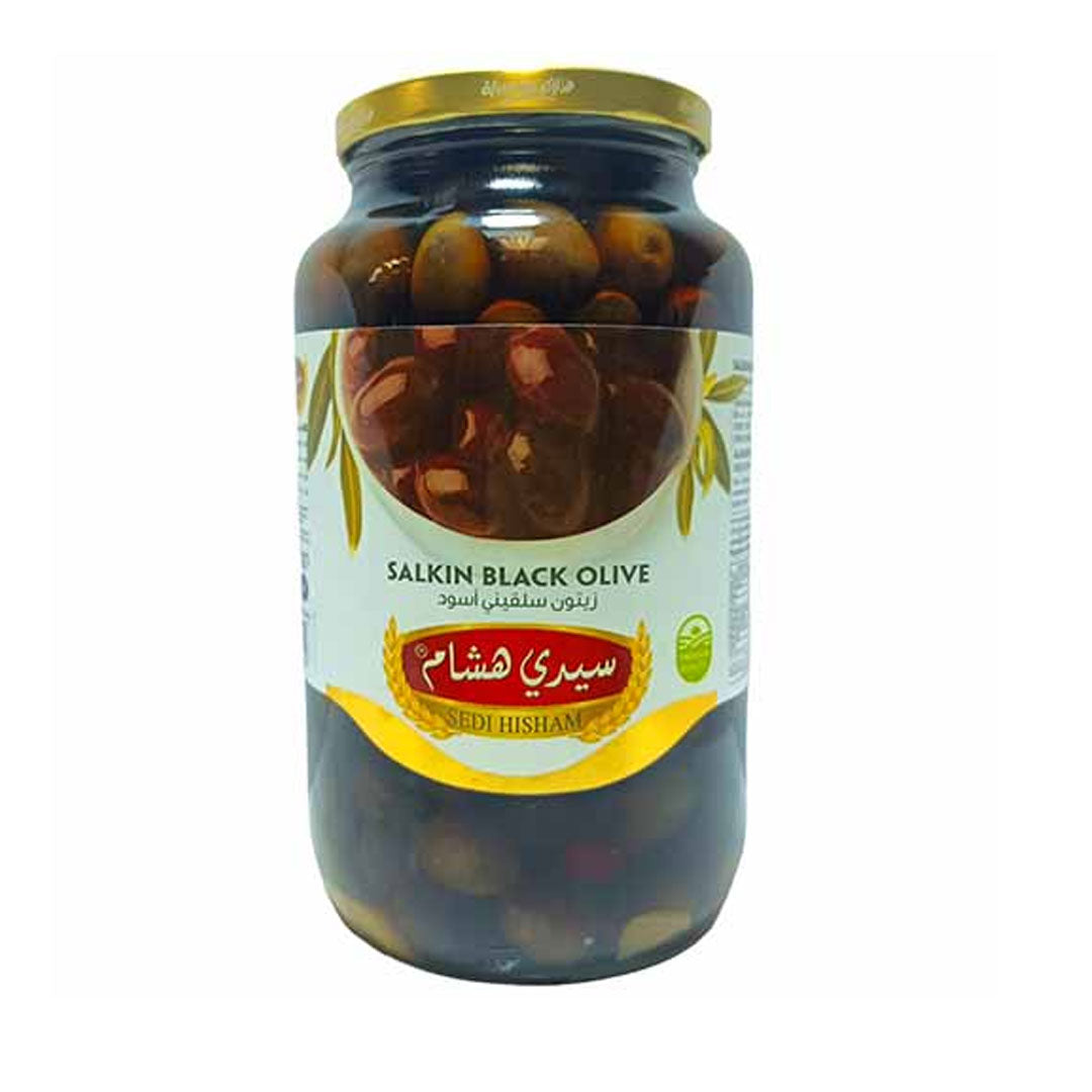 Sedi hisham Salkin black olives 950g