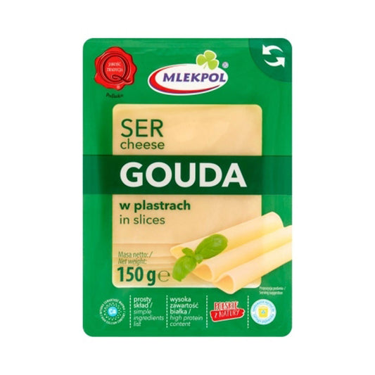 Mlekpol Sliced Gouda Cheese 150g