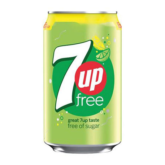 7UP Free Lemon & Lime Can PMP 330ml
