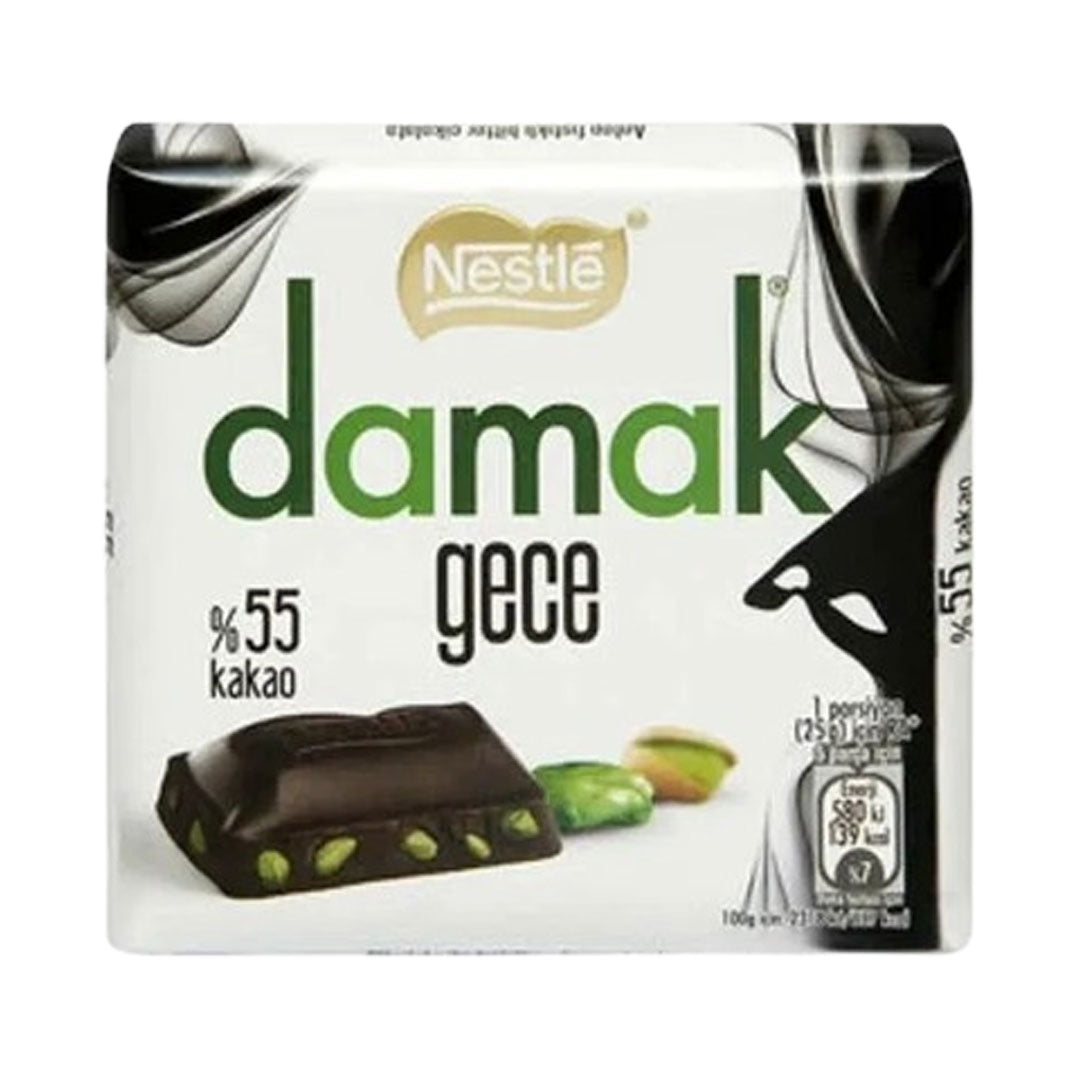 Nestle Damak Dark Chocolate With Pistachio Square 60g