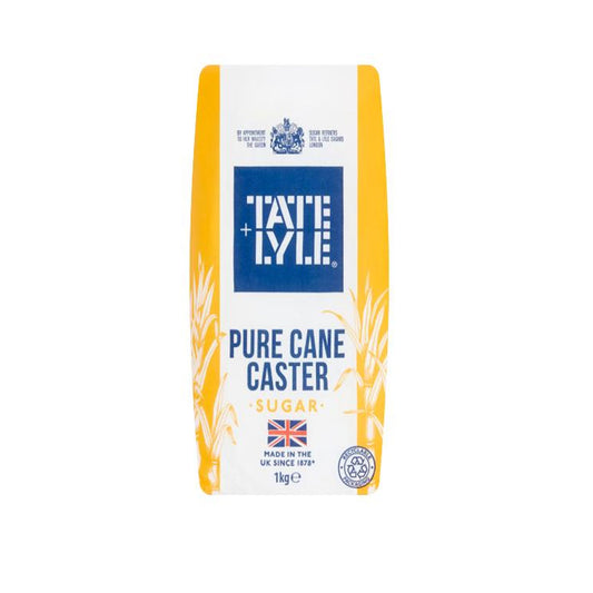 Tate & Lyle Pure Cane Caster Sugar 1kg