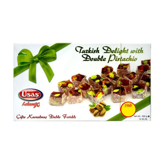 Usas Turkish Delight With Double Pistachio 350G