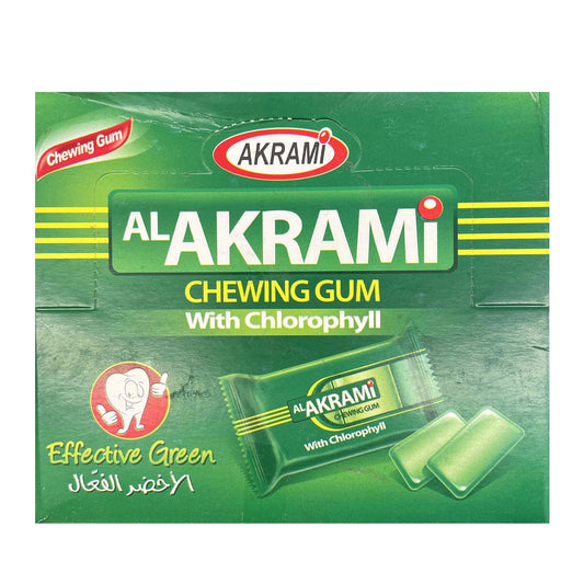 Al Akrami Chewing Gum With Chlorophyll 100pcs