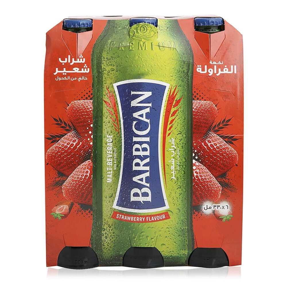 Barbican Malt Beverage Strawberry 6 x 330ml