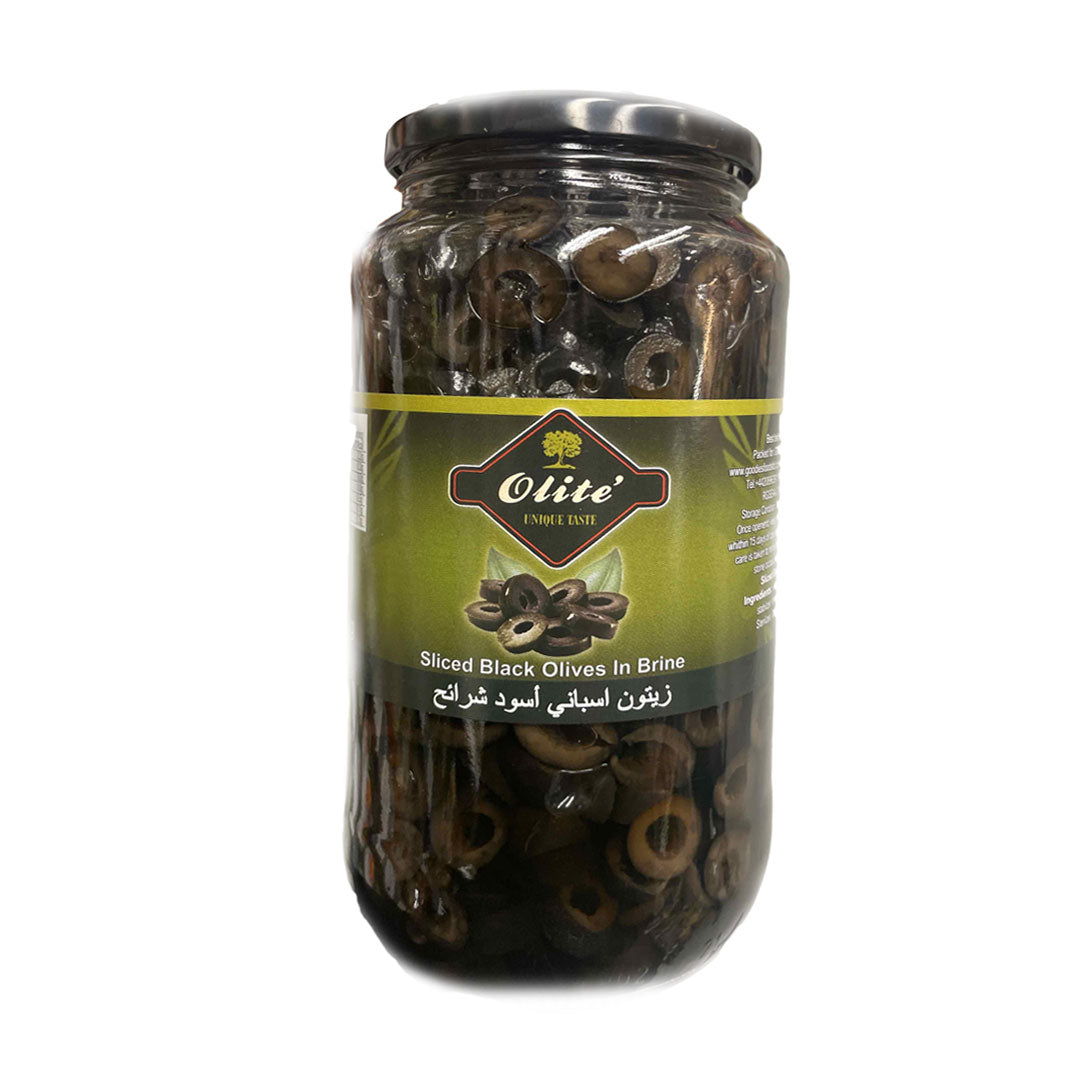 Olite Sliced Black Olives 935gr