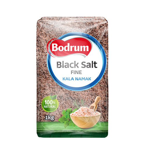 Bodrum fine black salt 1kg