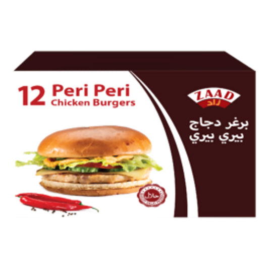 ZAAD12 Beef Peri Peri Chicken Burger 660g