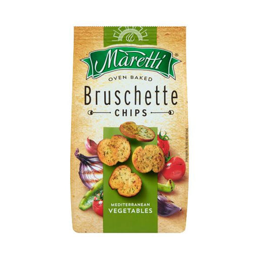 Maretti bruschette mediterranean vegetables chips