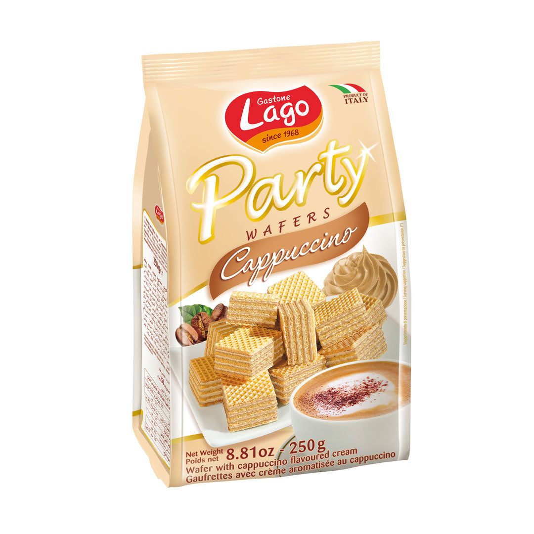 Lago party cappuccino wafer 250g