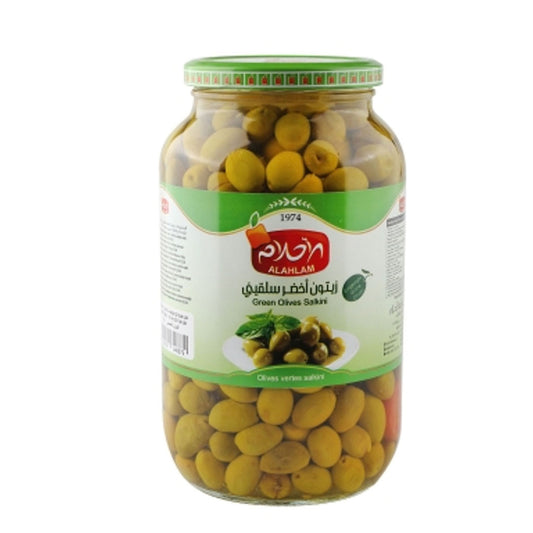 Alahlam Green Olives Salkini 900gr