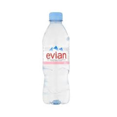 Evian natural mineral water 500ml