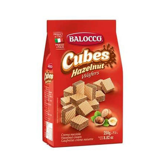 Balocco Cubes Hazelnut Wafer 250gr