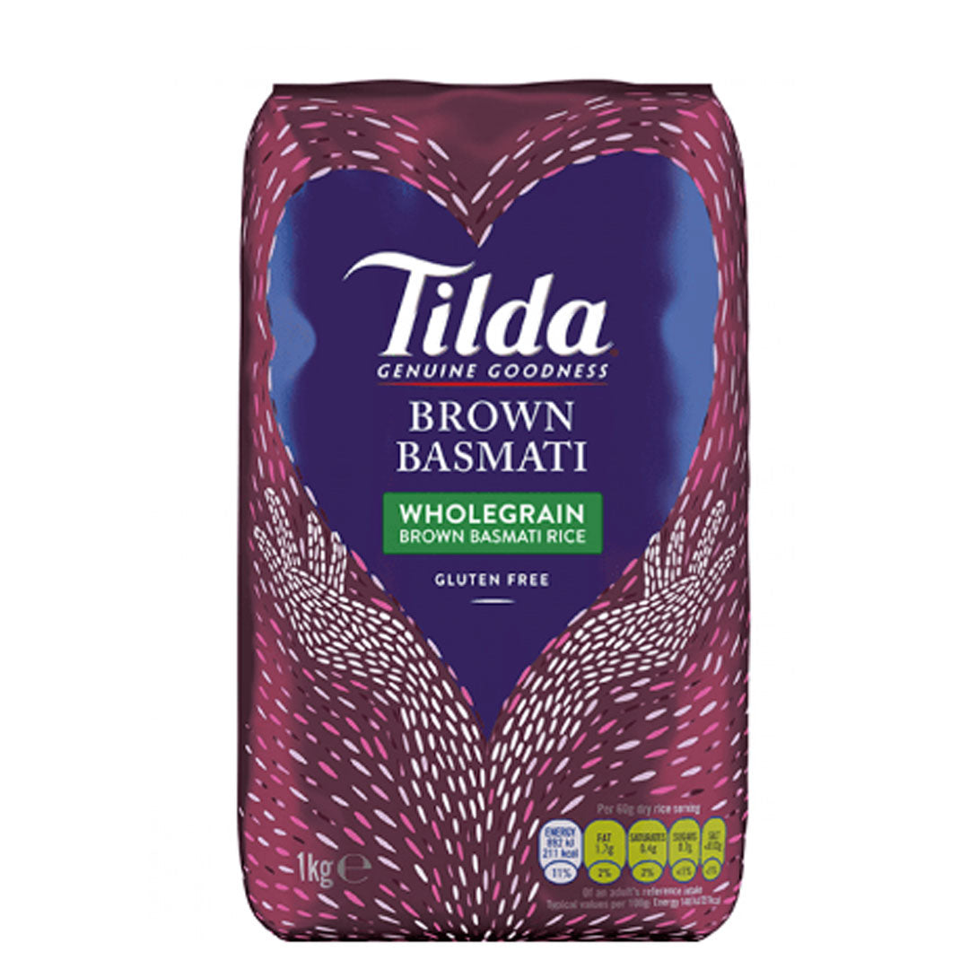 Tilda Brown Basmati Rice 1kg