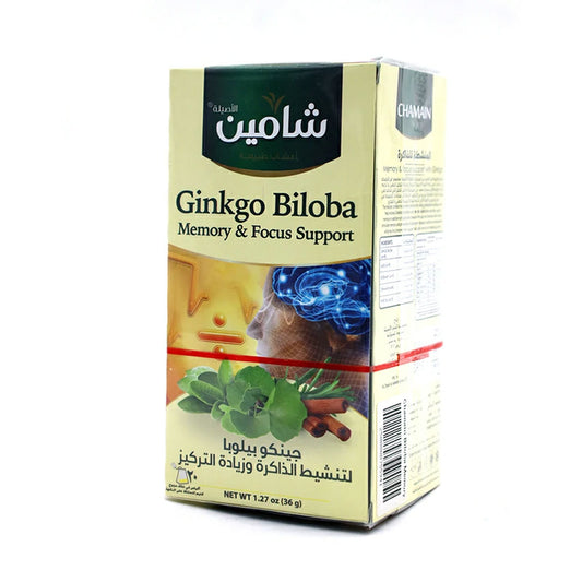 Shamin Ginkgo Biloba Memory &amp; Focus Support 36g