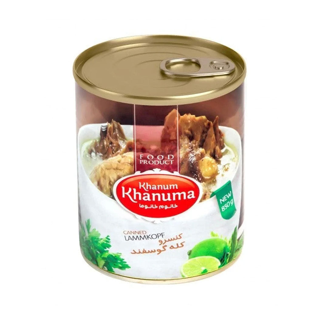 Khanum khanuma canned lammkopf 850g