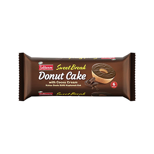 Sultanim Kakao Kaplamalı Donut Kek 12X240g