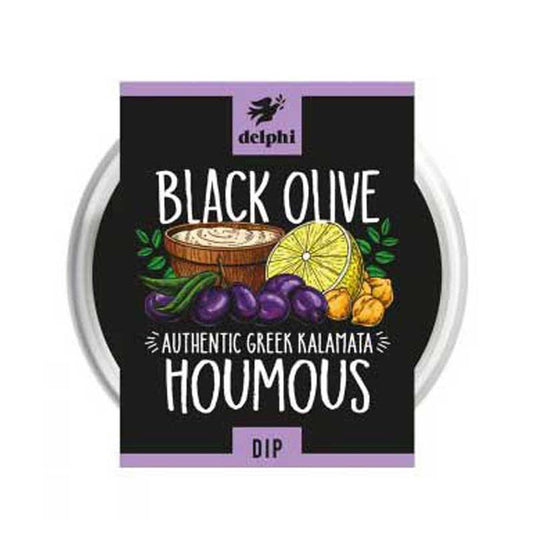 Delphi Black Olive Houmous Dip 170g