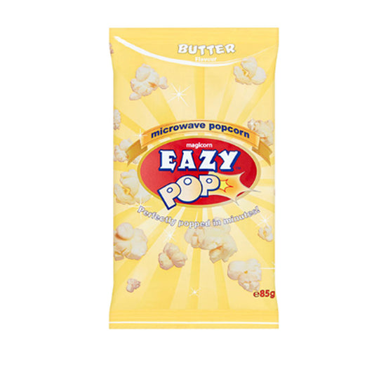 Eazy Pop Microwave Popcorn Butter Flavour 85gr