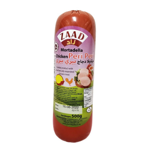 Zaad Chicken Peri Peri Mortadella 500g