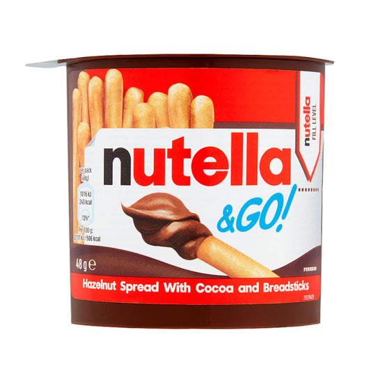 Nutella Hazetnuts Cacao And Breadsticks 48g