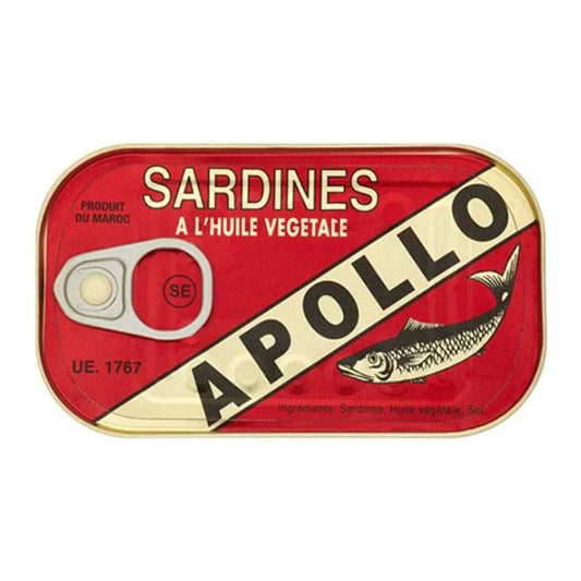 Apollo Sardines in Spiced Vegetable Oil 125g