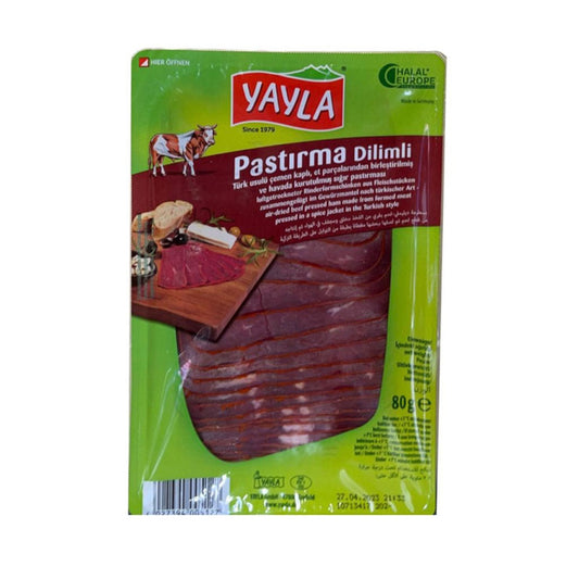 Yayla Salted Dried Beef Pasturma 80g