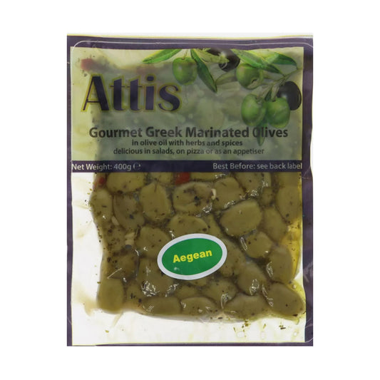 Attis Greek Marinated Olives 400gr