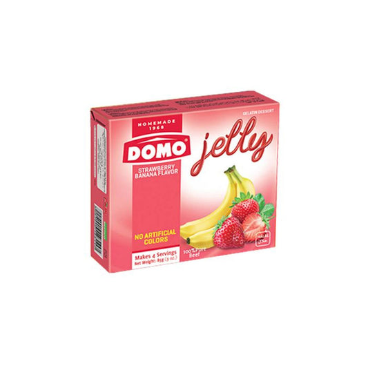 Domo Strawberry Banana Flavor Jelly 85g