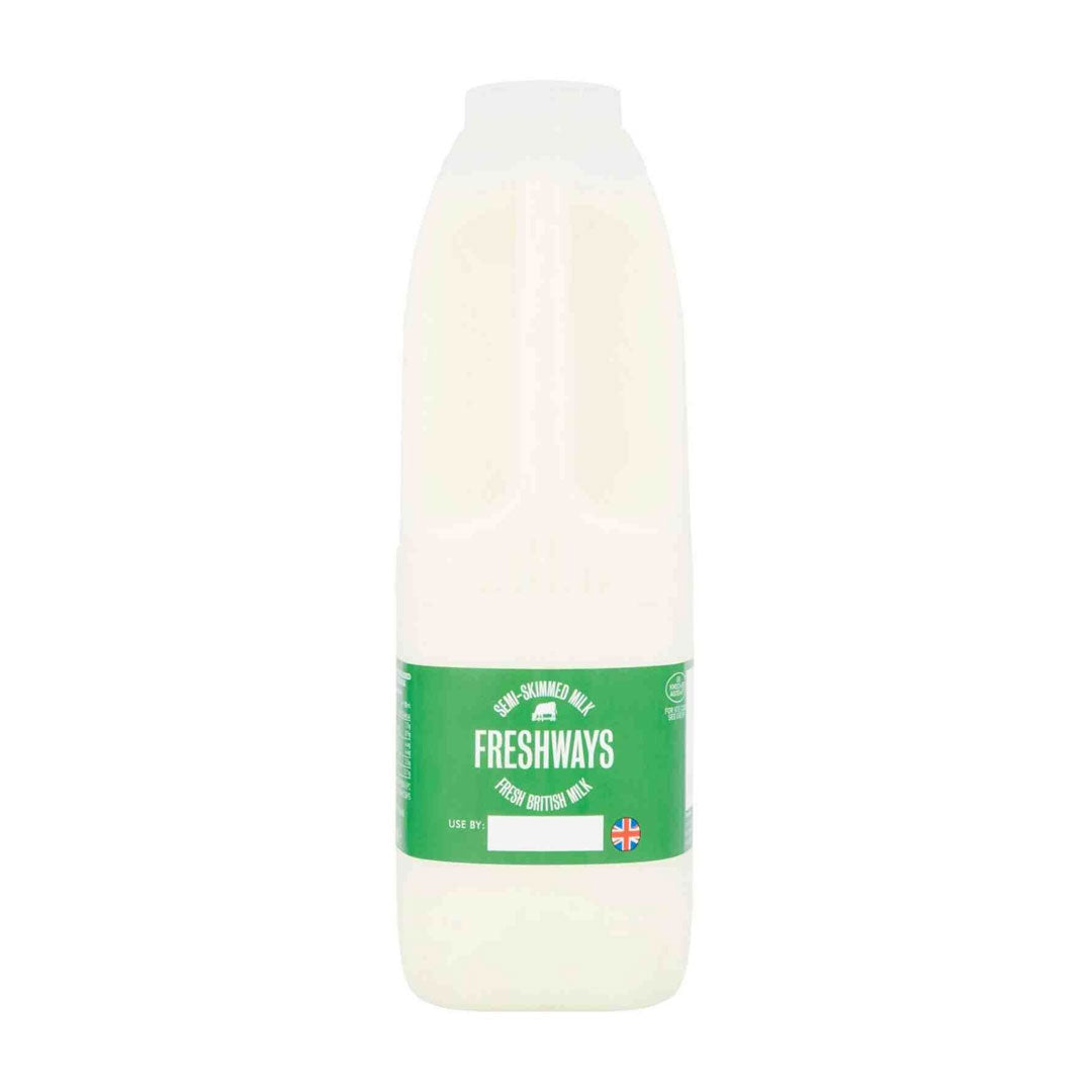 شیر نیمه چرب فرش ویز حجم ۲ لیتر